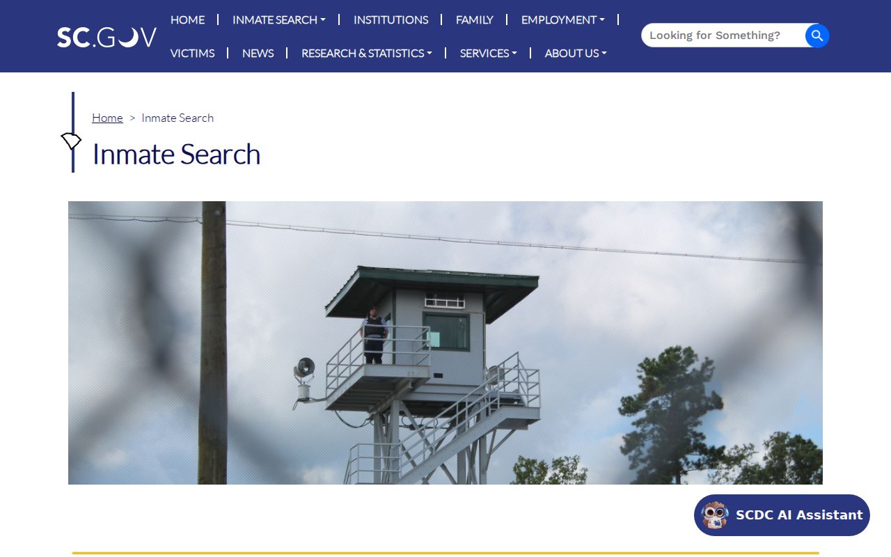 McCormick County criminal custody comparison with the SCDC inmate search