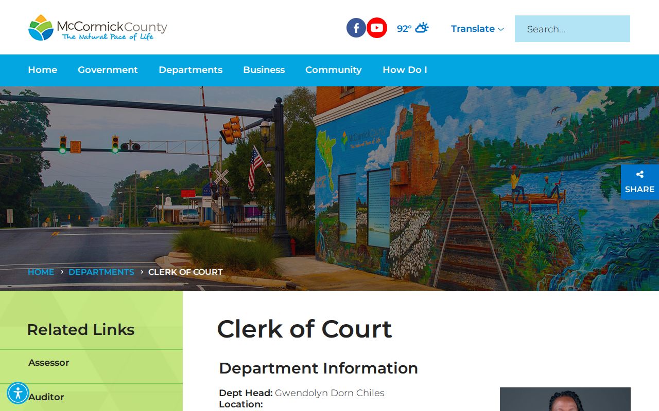 Parksville criminal case records General Sessions clerk information