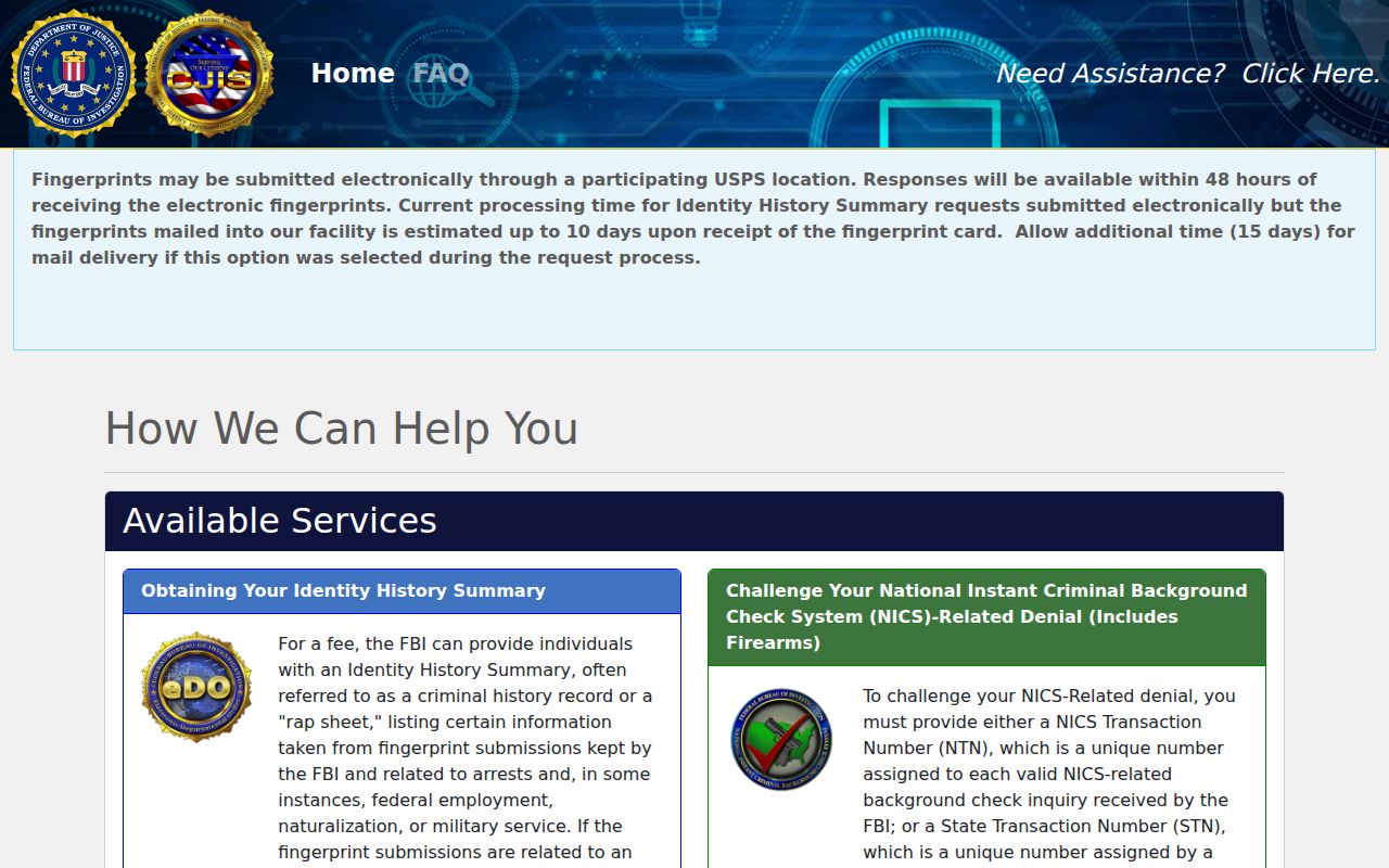 McCormick County sex offender check comparison with FBI personal history portal